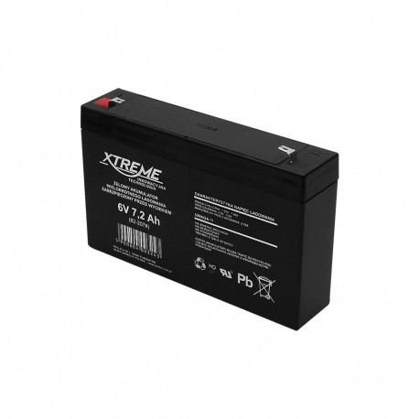 82-207# Akumulator żelowy 6v 7.2ah xtreme 151x93x35_4,8