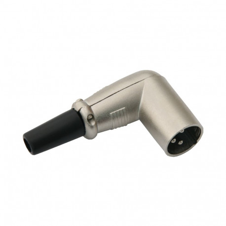 1655# xlr 3p mikrofonipistik kaablile nurga all (10 tk.)