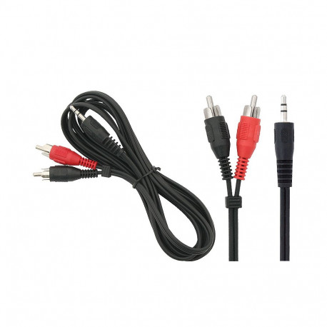 0541# Przyłącze wtyk 3,5st-2xwtyk rca 10m`