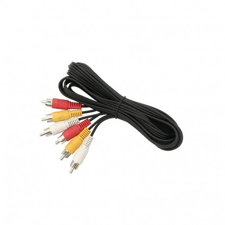 4314# 3xrca ühenduskaabel 1,2m- 1,5m