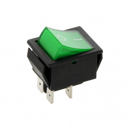 0087# mk621 roheline 230v valgustatud lüliti (10 tk.)