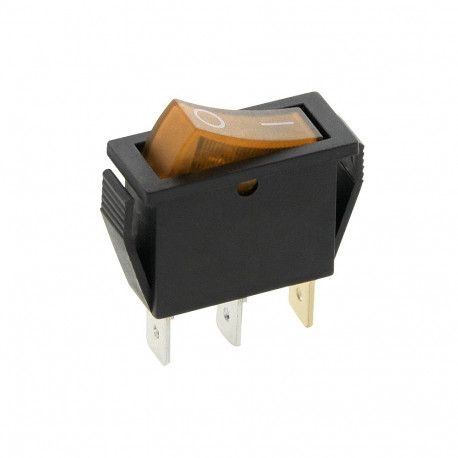 1073# mk111 kollane/oranž 12v valgustusega lüliti (10 tk.)