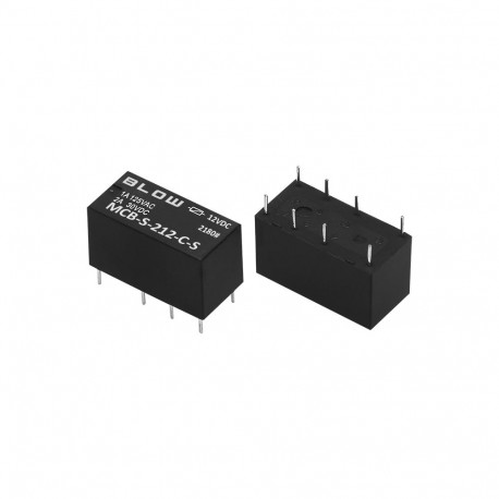 2180# relee mcbs212cs 12v (hfd27/012s) (5 tk.)