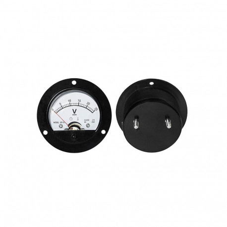 51-125# analoog voltmeeter ümmargune 25v