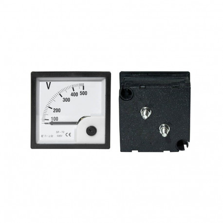 51-350# analoog voltmeeter suur ruudukujuline 500v