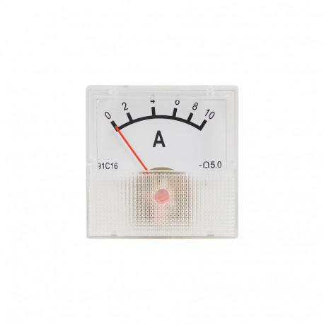 51-510# analoog ampermeeter ruudukujuline mini 10a + šunt