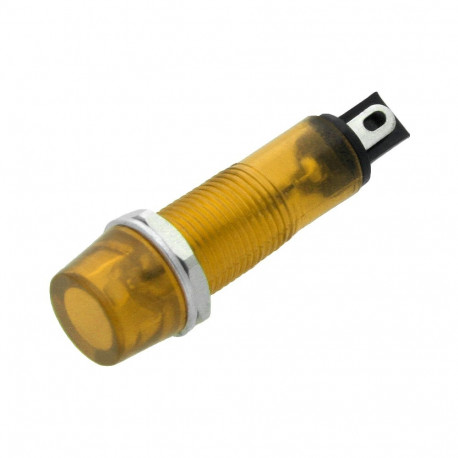 0654# Kontrolka neonowa 9mm (żółta) 230v (20 tk.)