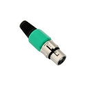 1429# Gniazdo mikrofonowe xlr 3p na kabel (10 tk.)