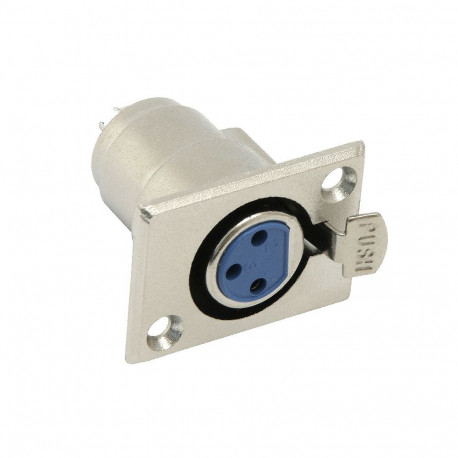 2211# metallist xlr 3p mikrofonipesa korpusele (10 tk.)