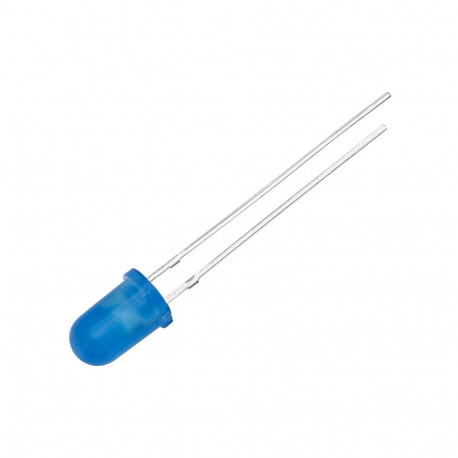 1645# LED-diood 5mm matt 50tk, sinine