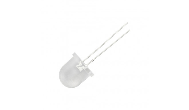 6018# Dioda led 12mm (niebieska clear) (10 tk.)