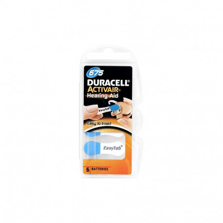 8740# Duracell za675 patareid kuuldeaparaatidele 6tk