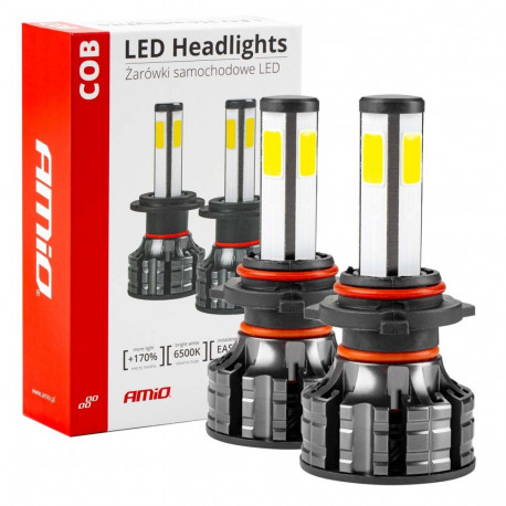 LED-autolambid COB HB3 6500K Amio-02846
