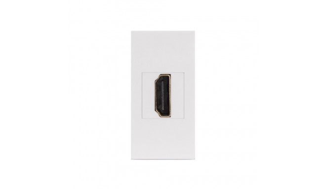 Gniazdo HDMI Maclean, pojedyncze, białe, MCE720W