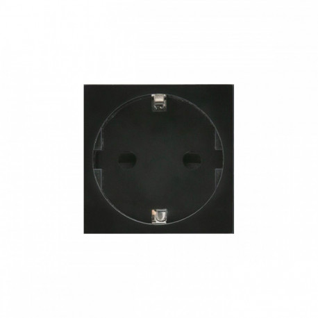 Maclean must MCE719B tüüp F (saksa) pistikupesa, sobib klaasraamidele