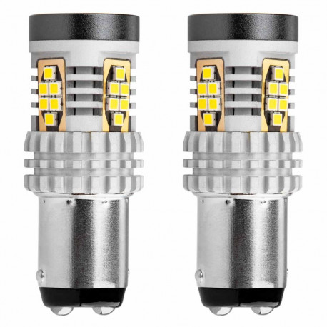 led canbus 3020 24smd 1157 bay15d p21/5w valge 12v 24v amio-02798 pirnid