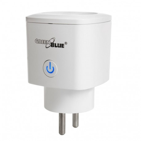 Zdalnie sterowane WiFi pistikupesa GreenBlue, Android/iOS/Alexa/Google Home, energiatarbimine, taime
