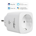 Zdalnie sterowane gniazdko WiFi GreenBlue, Android/iOS/Alexa/Google Home, zuż. energii, timer, max 3