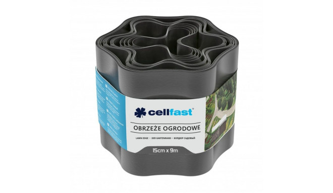 Obrzeże ogrodowe 15cm x 9m Cellfast grafitowe