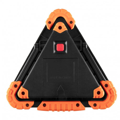 Patareitoitega lamp + hoiatuskolmnurk 2 ühes