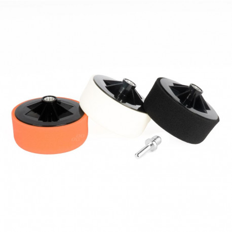 Poleerimiskäsnade komplekt poleerimiskäsnad 3x125mm + adapter m14 amio-02648
