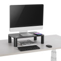 Podstawka stolik pod monitor Ergo Office, regulowana, z ładowarką bezprzewodową Qi, max 20kg, 17-32"