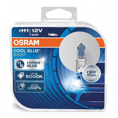 Osram H1 12V 80W P14,5s jahe sinine halogeenpirn 5500K / 2 tk