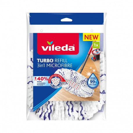 Vileda Turbo 3w1 mikrokiud pöörleva mopi vahetus