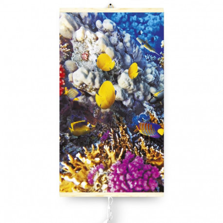 Infrapuna radiaator - painduv küttepaneel 430W TRIO muster 6 korallrahu, mõõtmed 100x57cm koos regul