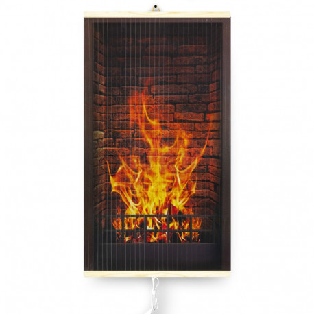 Painduv infrapuna kütteseade 430W TRIO muster 1 kamin, mõõdud 100x57cm koos regulaatoriga