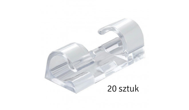 AG702B klips kaablite korraldaja 20 tk