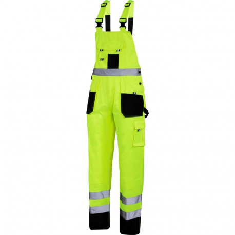 Hoiatusaednikupüksid must-kollane, "3xl", CE