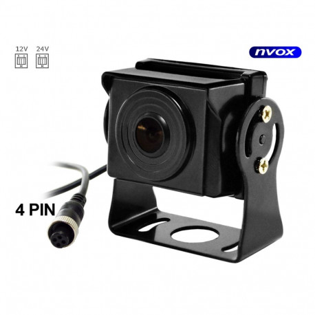 Samochodowa kamera cofania ahd fullhd 140st 4pin quad cmos sony 12v 24v