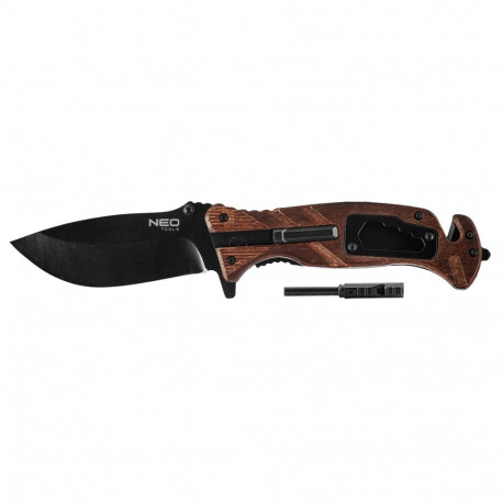Kokkupandav ellujäämisnuga 22 cm, 6 ühes