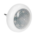 Lampka nocna LED z czujnikiem ruchu i zmierzchu, 120°, 8xLED, 40lm, 6500K