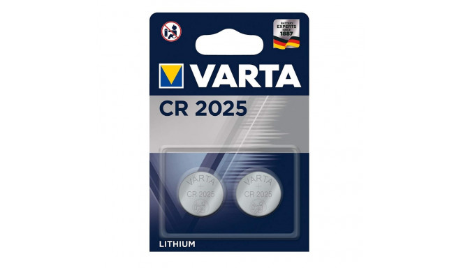 2x CR-2025 CR2025 3V liitiumpatareid Varta