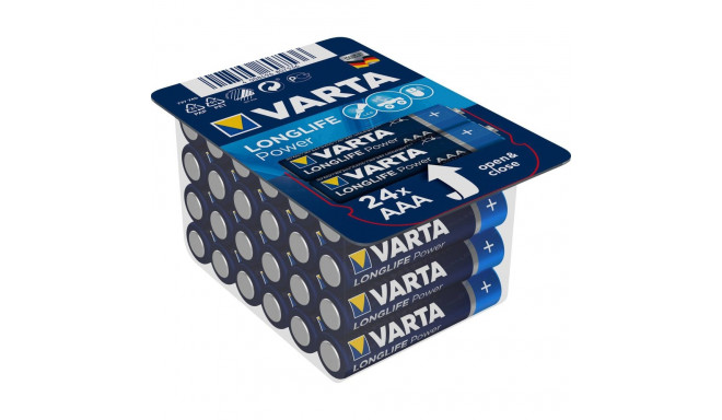 24x bateria R-03 LR3 AAA alkaliczne Varta Longlife Power