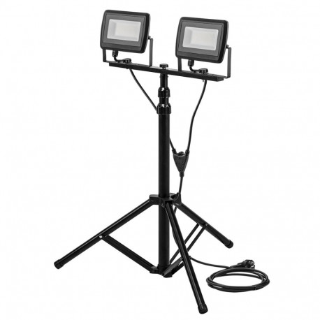 reflektor kahepoolne 2x50W SMD LED 8500lm 230V statiiviga 1,8 m