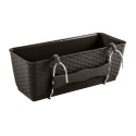 Doniczka rattanowa z hakami Ratolla DRL400PW umbra