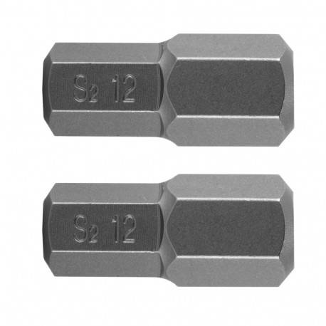 Końcówka HEX 12 x 30 mm, S2 x 2 szt.