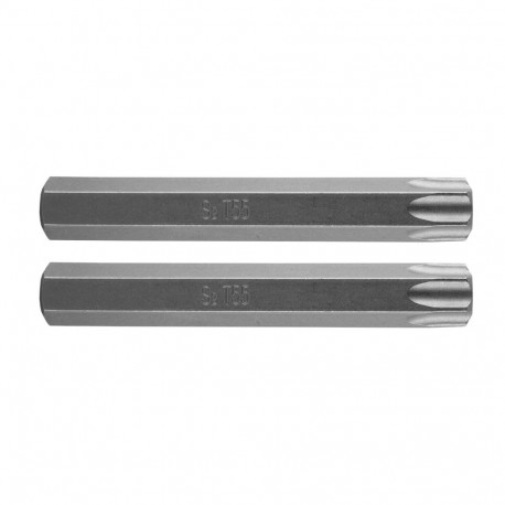 Torx T55 x 75 mm otsik, S2, 2 tk. (3 tk.)