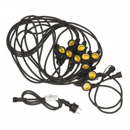 Girlanda ogrodowa Maclean, valguskett, sise- ja välistingimustesse, IP44, 10xE27, max koormus 2300W,
