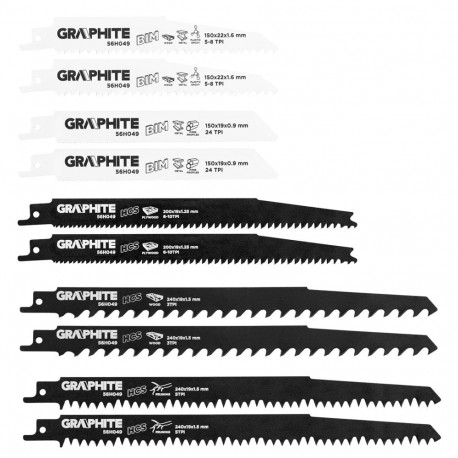 HCS/BIM saabelsae terade komplekt, 10 tk