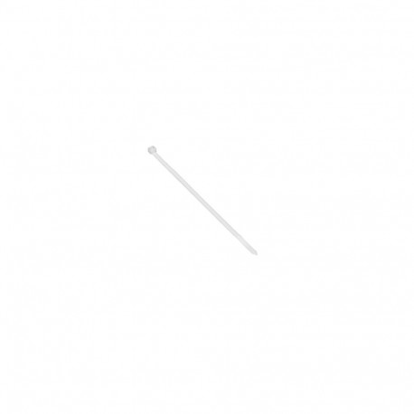 Opaska kablowa, kolor naturalny, szerokość 4,8mm, długość 200mm, 100 sztuk.