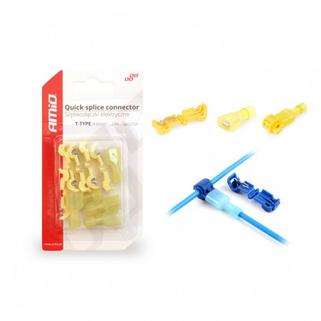 elektrilised kiirliitmikud tüüp-t 04-6mm2 24a 5 tk amio-02345