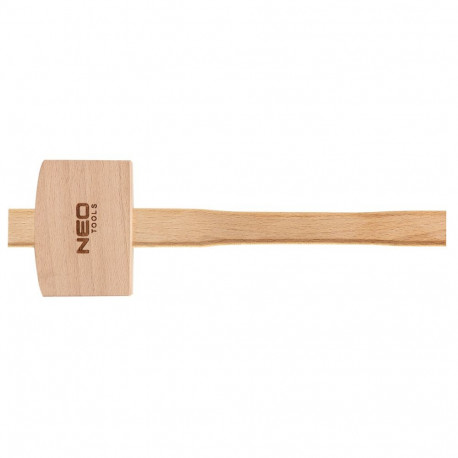 Młotek drewniany 300g, 100 x 70 x 46 mm, długość 320 mm