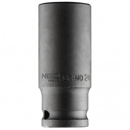 Nasadka udarowa 1/2" długa, 24 x 78mm , Cr-Mo