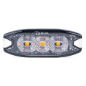Lampa błyskowa ostrzegawcza płaska 3 led r65 r10 12-24v amio-02297