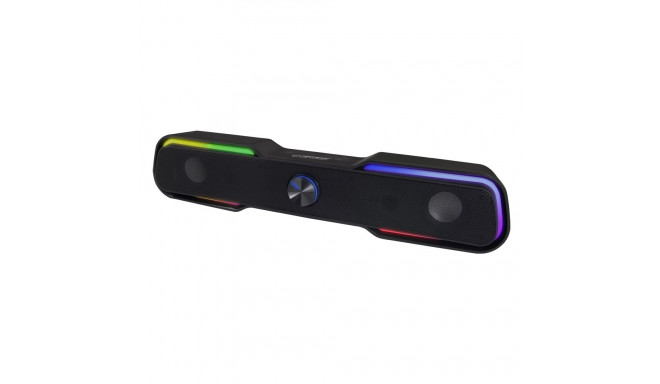 EGS101 Esperanza USB kõlar/soundbar LED vikerkaar