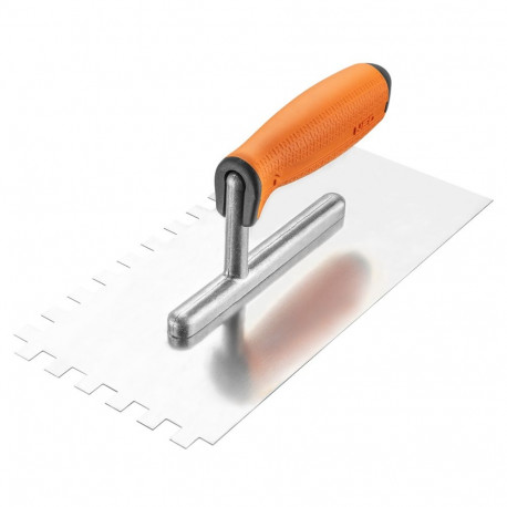 Paca hammastega, 270 x 128 mm, hammas 10 x 10 x 10 mm, kahe materjaliga käepide